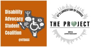 Disability Advocacy Student Coalition & The Project logos