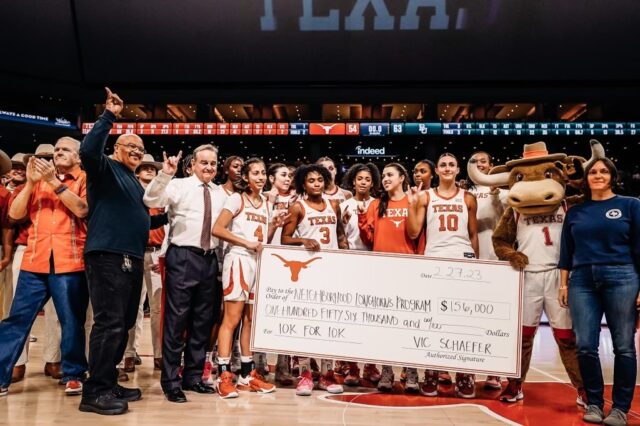Check Presentation for NLP at Texas Women's Basketball Game on February 27, 2023
