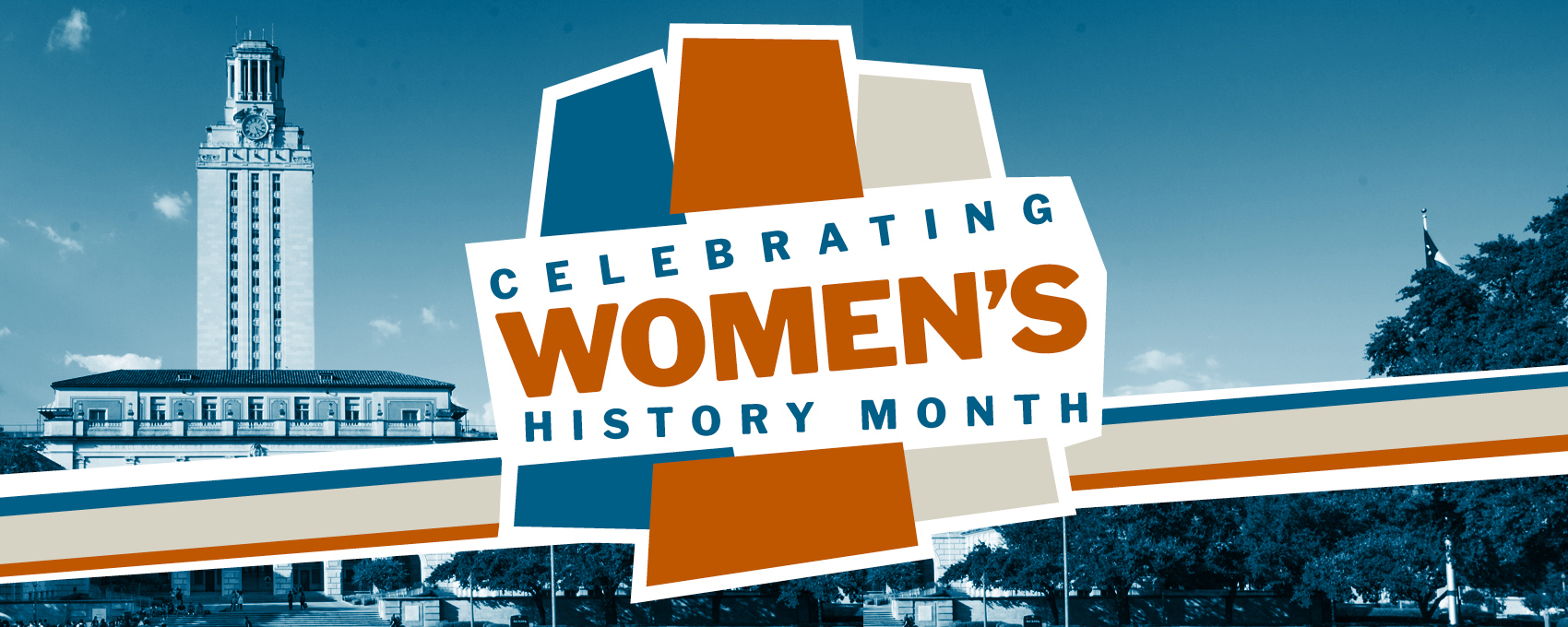 UT women's history month banner 2023